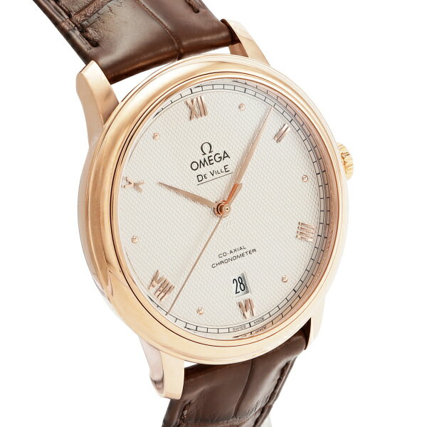オメガ OMEGA デ・ヴィル プレステージ25周年記念 424.53.40.20.99.001 シルバー文字盤 新品 腕時計 メンズ
