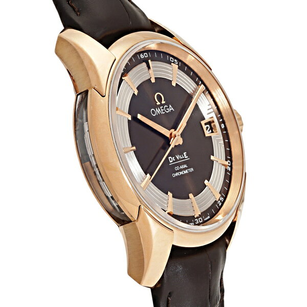 オメガ OMEGA デ・ヴィル アワービジョン 431.63.41.21.13.001 ブラウン文字盤 中古 腕時計 メンズ