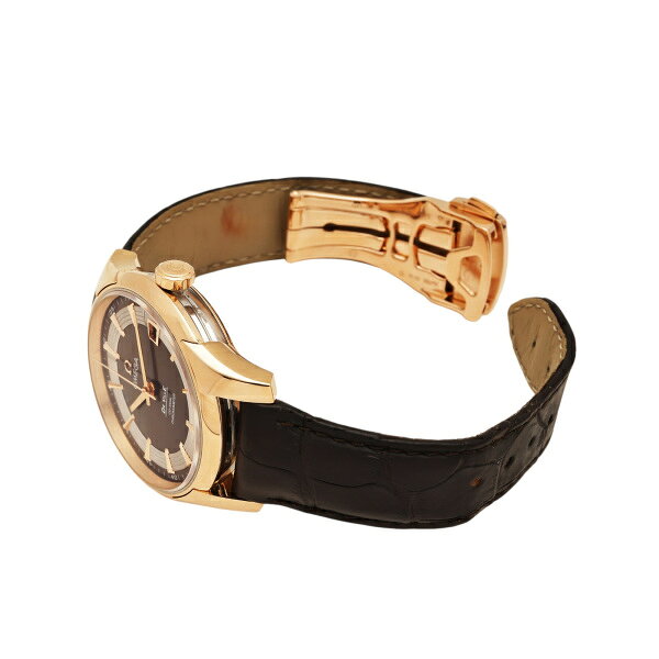 オメガ OMEGA デ・ヴィル アワービジョン 431.63.41.21.13.001 ブラウン文字盤 中古 腕時計 メンズ