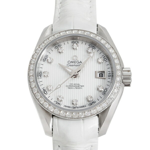 オメガ OMEGA シーマスター 231.18.30.20.55.001 ホワイト文字盤 新品 腕時計 レディース(2)