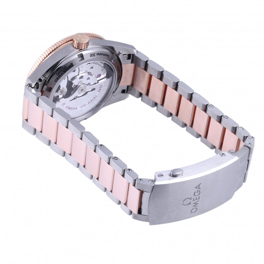 オメガ OMEGA シーマスター 300 マスター コーアクシャル クロノメーター 41MM 233.60.41.21.03.001 ブルー文字盤 中古 腕時計 メンズ