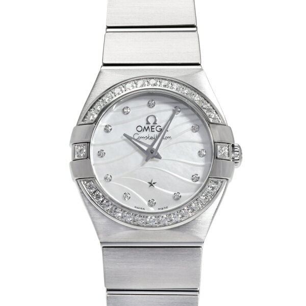 オメガ OMEGA コンステレーション プリュム 123.15.24.60.55.006 ホワイト文字盤 新品 腕時計 レディース