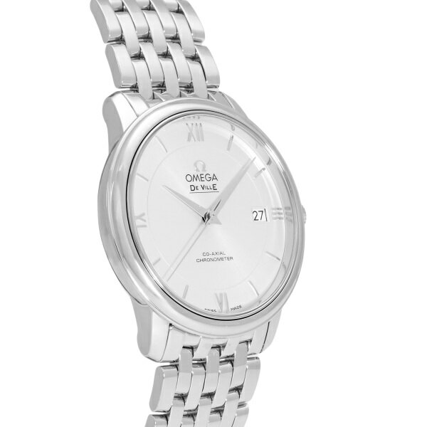 オメガ OMEGA デ・ヴィル プレステージ 424.10.37.20.02.001 シルバー文字盤 新品 腕時計 メンズ