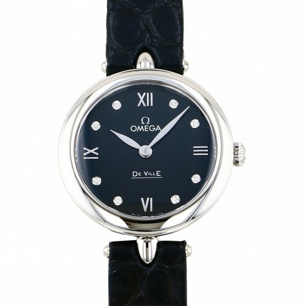 オメガ OMEGA デ・ヴィル 424.13.27.60.51.001 ブラック文字盤 新品 腕時計 レディース
