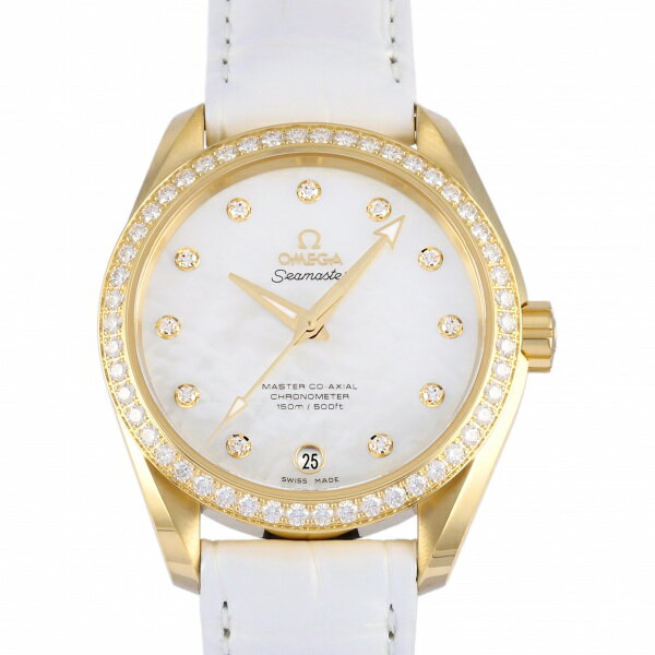 オメガ OMEGA シーマスター アクアテラ 150M マスター コーアクシャル クロノメーター レディス 38.5MM 231.58.39.21.55.002 ホワイト文字盤 新品 腕時計 レディース
