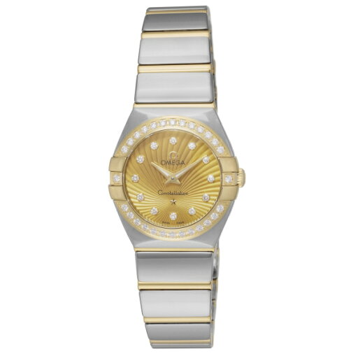 オメガ OMEGA コンステレーション クォーツ 24MM 123.25.24.60.58.002 シャンパン文字盤 新品 腕時計 レディース オメガ OMEGA コンステレーション クォーツ 24MM 123.25.24.60.58.002 シャンパン文字盤 新品 腕時計 レディース