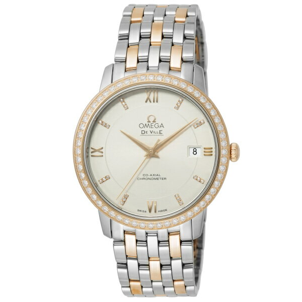 オメガ OMEGA デ・ヴィル プレステージ コーアクシャル クロノメーター 36.8MM 424.25.37.20.52.001 シルバー文字盤 腕時計 メンズ