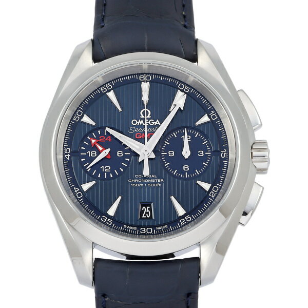 オメガ OMEGA シーマスター アクアテラ 150M コーアクシャル クロノメーター GMT クロノグラフ 43MM 231.13.43.52.03.001 ブルー文字盤 新品 腕時計 メンズ
