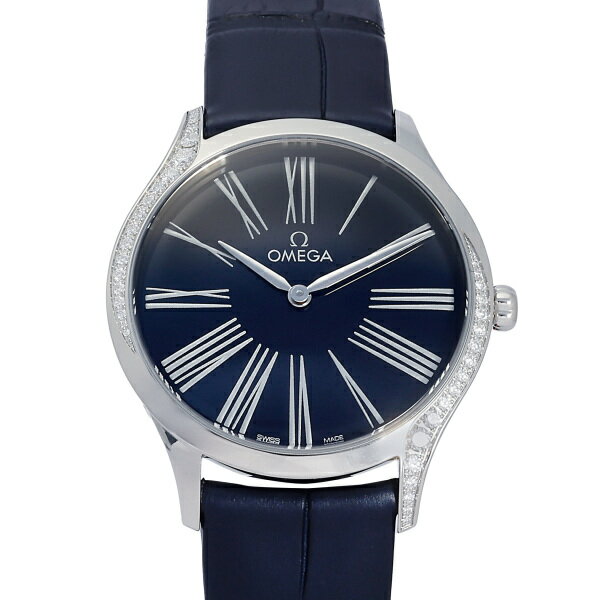 オメガ OMEGA デ・ヴィル トレゾア 428.18.36.60.03.001 ブルー文字盤 新品 腕時計 レディース