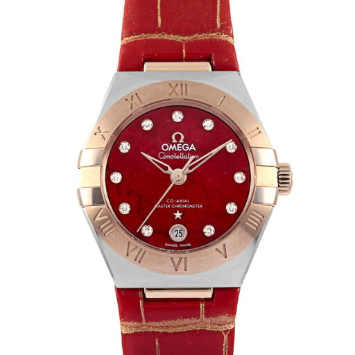 オメガ OMEGA コンステレーション コーアクシャル マスター クロノメーター 29MM 131.23.29.20.99.002 レッド文字盤 未使用 腕時計 レディース オメガ OMEGA コンステレーション コーアクシャル マスター クロノメーター 29MM 131.23.29.20.99.002 レッド文字盤 未使用 腕時計 レディース