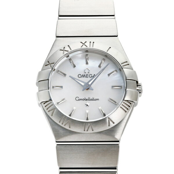 オメガ OMEGA コンステレーション クォーツ 27MM 123.10.27.60.05.001 ホワイト文字盤 新品 腕時計 レディース