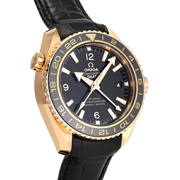 オメガ OMEGA シーマスター プラネットオーシャン 600M GMT セラゴールド 43.5 MM 232.63.44.22.01.001 ブラック文字盤 新品 腕時計 メンズ