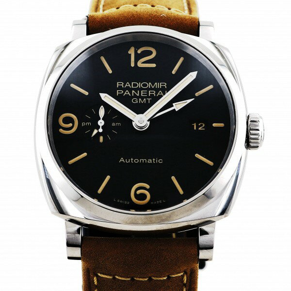 ラジオミール 腕時計（メンズ） パネライ PANERAI ラジオミール GMT PAM00657 ブラック文字盤 新品 腕時計 メンズ