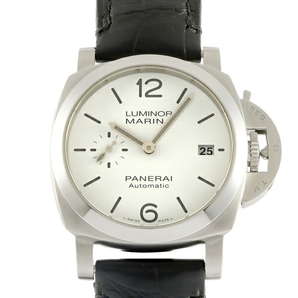 ルミノール パネライ PANERAI ルミノール クアランタ PAM01371 ホワイト文字盤 新品 腕時計 メンズ