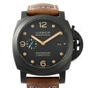 パネライ PANERAI ルミノール1950 3デイズ カーボテック PAM00661 ブラック文字盤 中古 腕時計 メンズ(2)