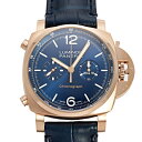 ルミノール 腕時計（メンズ） パネライ PANERAI ルミノール クロノ ゴールドテック ブルー ノッテ PAM01111 ブルー文字盤 未使用 腕時計 メンズ