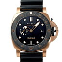 パネライ PANERAI サブマーシブル クアランタクアトロ ゴールドテック OroCarbo PAM02070 ブラック文字盤 新品 腕時計 メンズ(2)