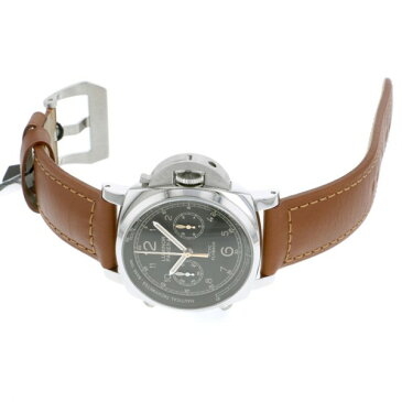 パネライ PANERAI ルミノール 1950 PCYC 3デイズ クロノ フライバック オートマティック アッチャイオ PAM00653 ブラック文字盤 メンズ 腕時計 【新品】