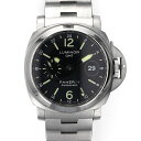 パネライ PANERAI ルミノール GMT PAM00297 ブラック文字盤 中古 腕時計 メンズ