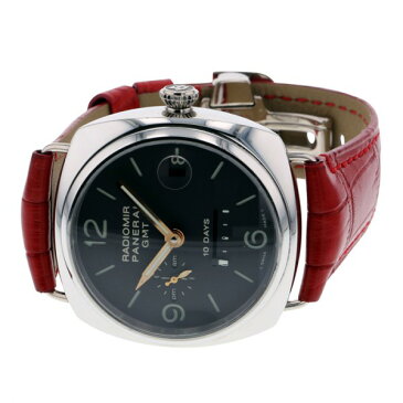 パネライ PANERAI ラジオミール 10デイズ GMT 世界限定50本 PAM00274 ブラック文字盤 メンズ 腕時計 【中古】
