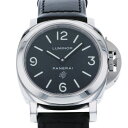 パネライ PANERAI ルミノール ベース ロゴ PAM00000 ブラック文字盤 中古 腕時計  ...