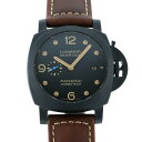 ルミノール 腕時計（メンズ） パネライ PANERAI ルミノール1950 カーボテック 3デイズ オートマティック PAM00661 ブラック文字盤 新品 腕時計 メンズ