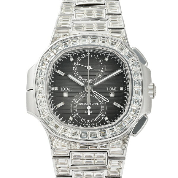 パテック・フィリップ PATEK PHILIPPE ノーチラス トラベルタイム クロノグラフ 5990/1400G-001 ブラック文字盤 未使用 腕時計 メンズのサムネイル