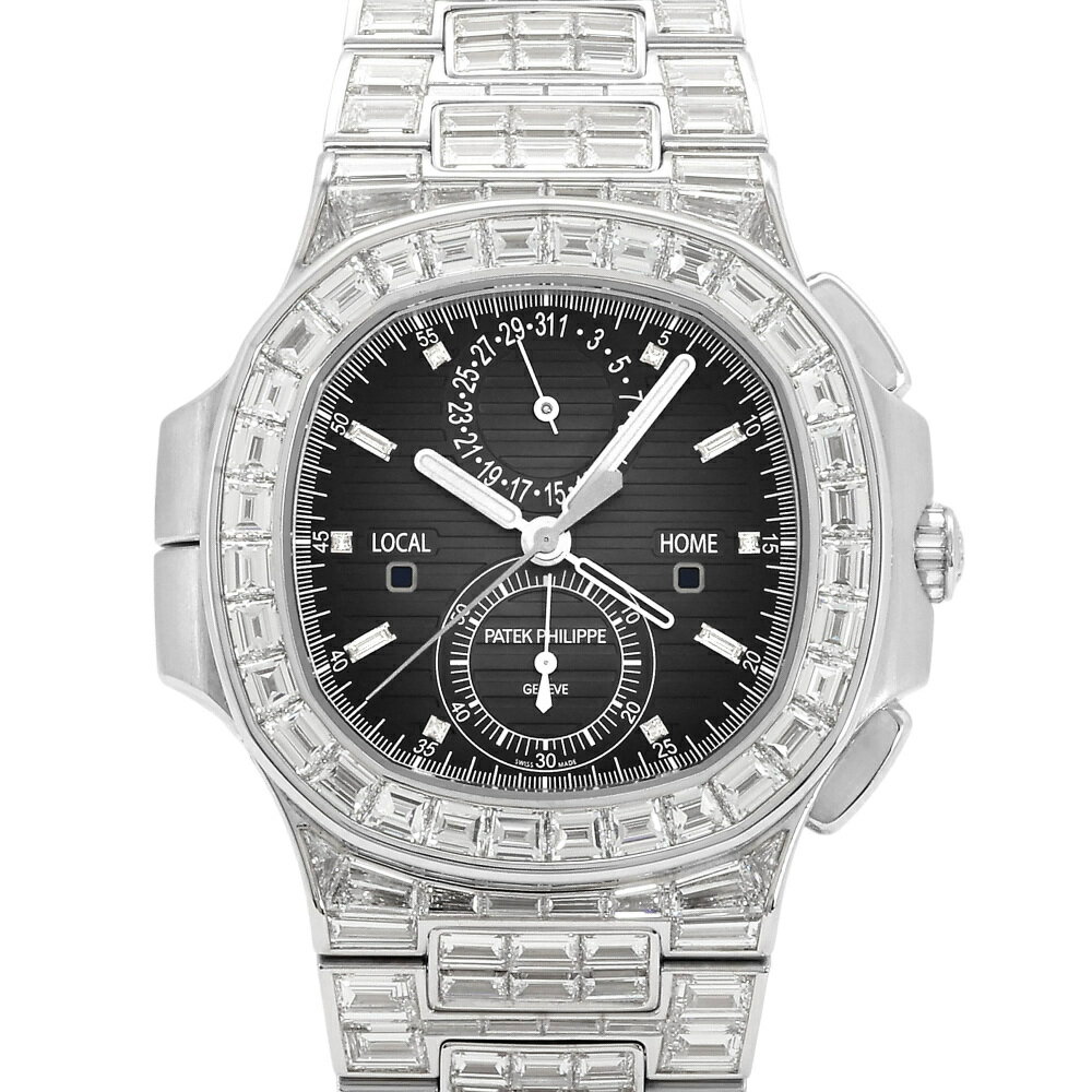 パテック・フィリップ PATEK PHILIPPE ノーチラス トラベルタイム クロノグラフ 5990/1400G-001 ブラック文字盤 中古 腕時計 メンズのサムネイル