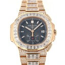 パテック・フィリップ PATEK PHILIPPE ノーチラス 5980/1400R-012 ブラック・ブラウン文字盤 中古 腕時計 メンズ