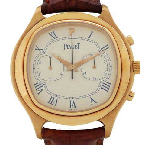 ピアジェ PIAGET エンペラドール クロノグラフ シルバー文字盤 新品 腕時計 メンズ