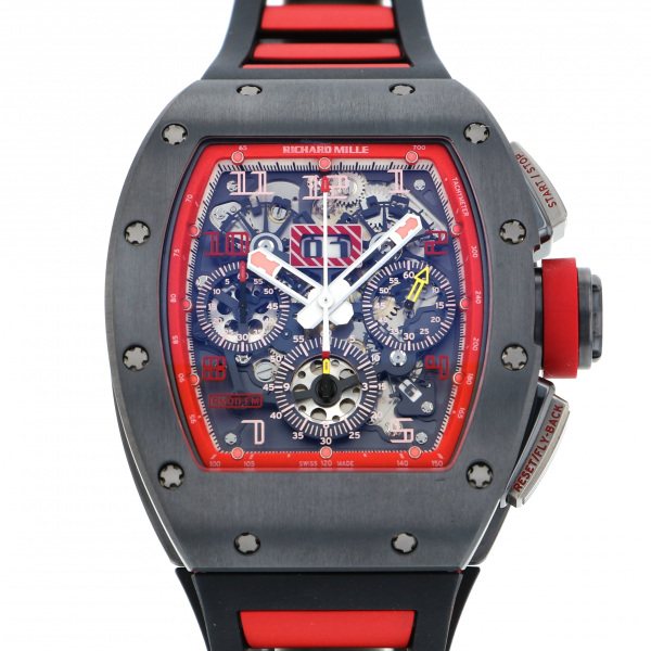 リシャール・ミル RICHARD MILLE その他 フェリペ・マッサ 世界限定50本 RM011 AH TI ブラック文字盤 メンズ 腕時計 【中古】