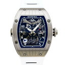 リシャール・ミル RICHARD MILLE ペリーニ・ナヴィカップ トゥールビヨン GMT RM015 シルバー文字盤 中古 腕時計 メンズ