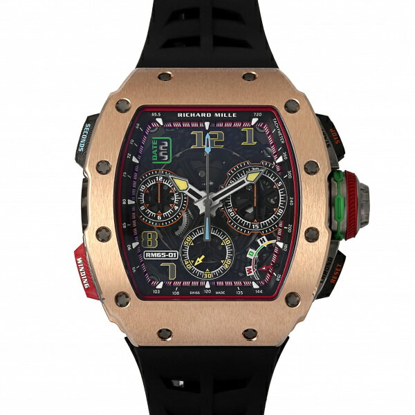 リシャール・ミル RICHARD MILLE オートマティック スプリットセコンド クロノグラフ RM65-01 グレー文字盤 新品 腕時計 メンズ