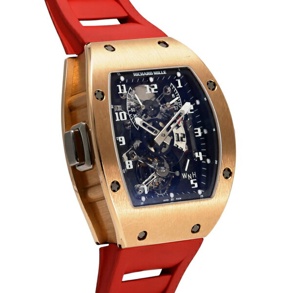 リシャール・ミル RICHARD MILLE トゥールビヨン デュアルタイムゾーン RM003 AF PG グレー文字盤 中古 腕時計 メンズ