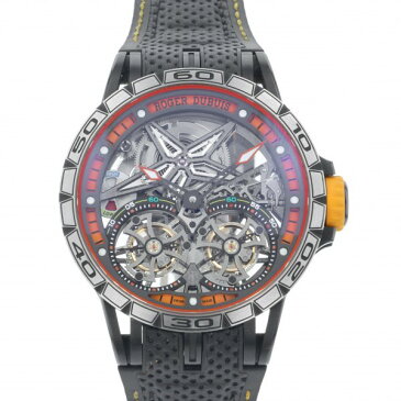 ロジェ・デュブイ ROGER DUBUIS エクスカリバー スパイダー ダブルフライングトゥールビヨン RDDBEX0589 グレー文字盤 メンズ 腕時計 【中古】