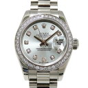 ロレックス ROLEX デイトジャスト 179136G アイスブルー文字盤 レディース 腕時計 【中古】