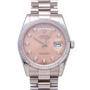 ロレックス ROLEX デイデイト 118239G ピンク文字盤 中古 腕時計 メンズ