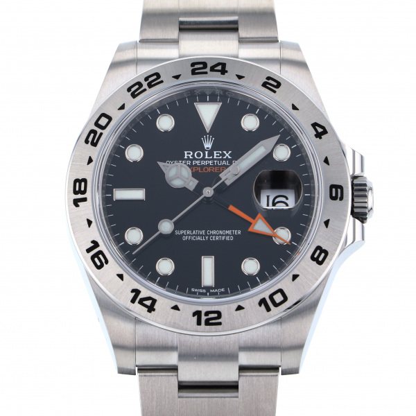 エクスプローラー ロレックス ROLEX エクスプローラーII 216570 ブラック文字盤 新品 腕時計 メンズ