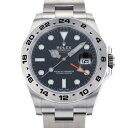 エクスプローラー ロレックス ROLEX エクスプローラーII 216570 ブラック文字盤 新品 腕時計 メンズ