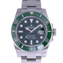 ロレックス ROLEX サブマリーナー デイト 116610LV グリーン/ドット文字盤 中古 腕時 ...