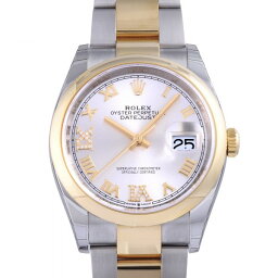 デイトジャスト 腕時計（メンズ） ロレックス ROLEX デイトジャスト 126203 シルバーローマ(VI・IXダイヤ)文字盤 新品 腕時計 メンズ