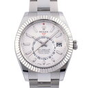 ロレックス ROLEX スカイドゥエラー 326934 ホワイト/バー文字盤 中古 腕時計 メンズ