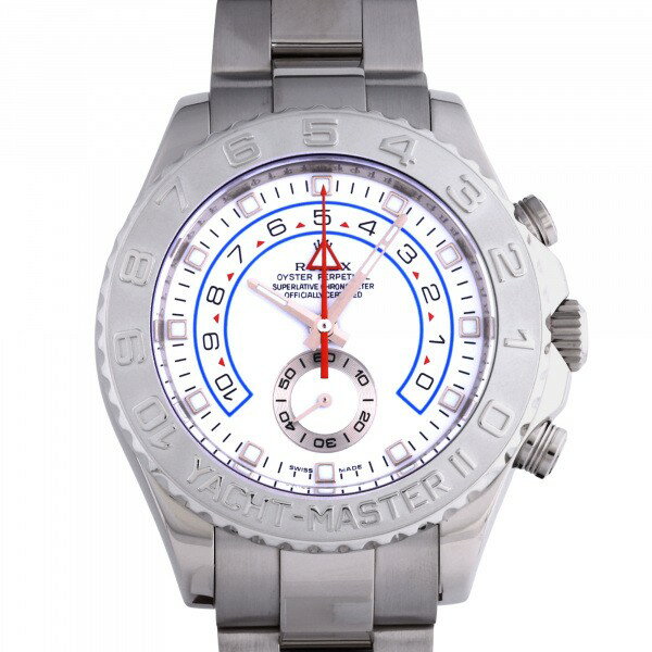 ロレックス ROLEX ヨットマスターII 116689 ホワイト/銀針文字盤 中古 腕時計 メンズ