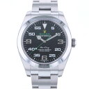 エアキング 腕時計（メンズ） ロレックス ROLEX エアキング 116900 ブラック文字盤 新品 腕時計 メンズ