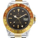 ロレックス ROLEX GMTマスター 16573 ブラウン文字盤 中古 腕時計 メンズ