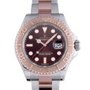 ロレックス ROLEX ヨットマスター 40 116621 チョコレート/ドット文字盤 中古 腕時計 メンズ