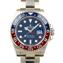 GMTマスター ロレックス ROLEX GMTマスターII 126719BLRO ミッドナイトブルー/ドット文字盤 新品 腕時計 メンズ