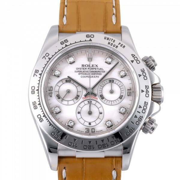 ロレックス ROLEX コスモグラフ デイトナ 16519NG ホワイト文字盤 中古 腕時計 メンズ