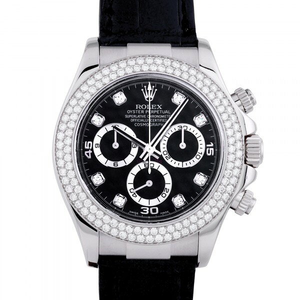 ロレックス ROLEX コスモグラフ デイトナ 116589RBR ブラック文字盤 中古 腕時計 メ ...