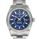 ロレックス ROLEX スカイドゥエラー 326934 ブライトブルー文字盤 中古 腕時計 メンズ